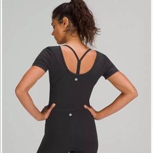 lululemon Align™  T-Shirt. Size 6 Black Workout Tee New W/o Tags Authentic